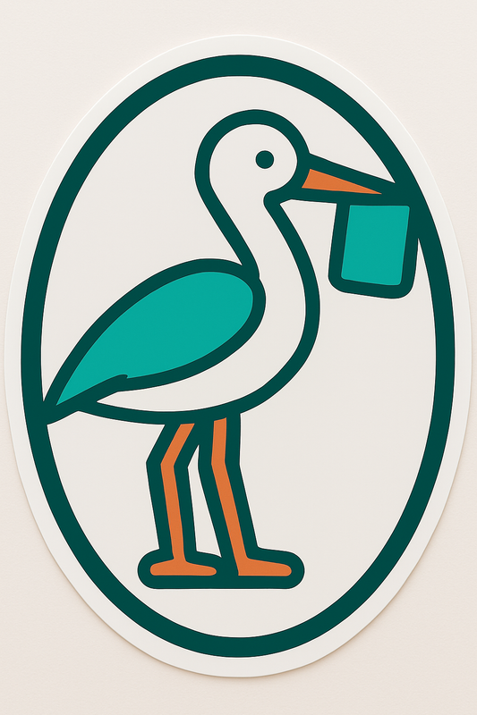 3x2 Inch Oval Custom Sticker Printing