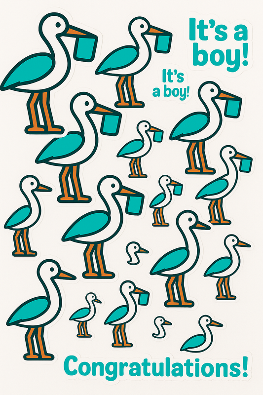 8.5x11 Inch Custom Sticker Sheet Printing