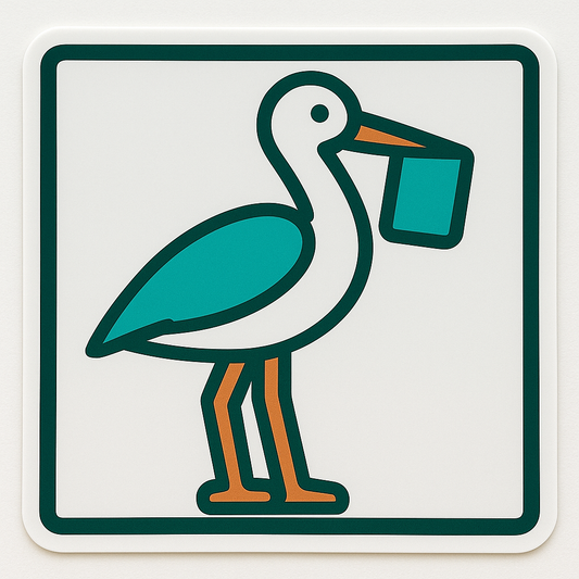 1 Inch Square Custom Sticker Printing